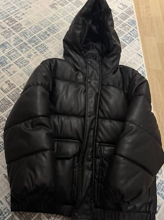 Winterjacke Leder von ZARA 