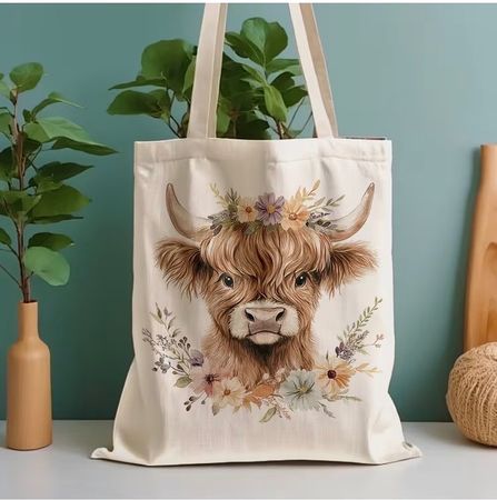 neu! HOCHLANDRIND Stofftasche
