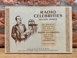 1935 Altes PORTRAITS RADIO STARS Sammelbilder Album England
