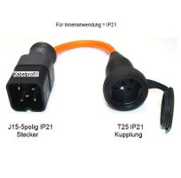 1,5Meter Spezial Stromadapter CH J15-5 auf CH T25 IP20