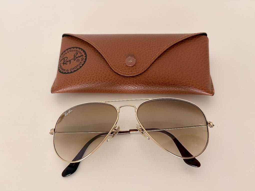 Ray-Ban Occhiali & Lenti: Ray Ban Sonnenbrille gold – Usato da Dübendorf venduto da vici04