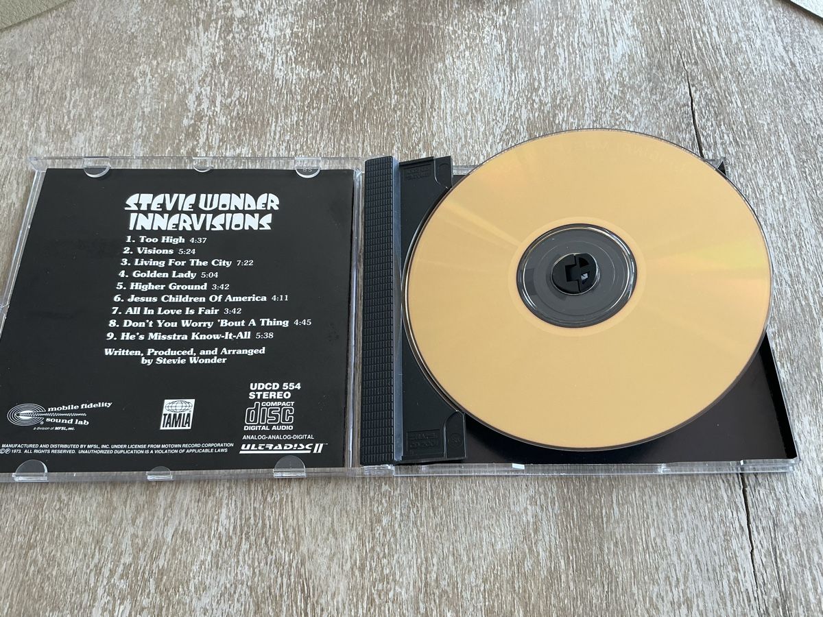 CD: MoFi MFSL Stevie Wonder - Innervisions CD – Usato da Meilen venduto da tuebli 2