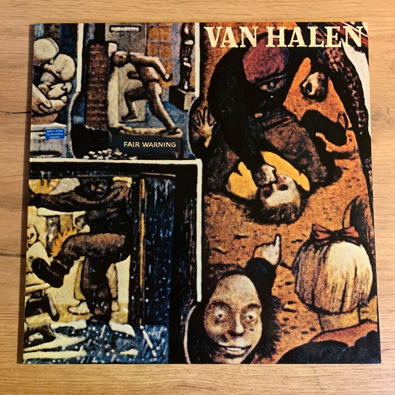 Vinyles: VAN HALEN - FAIR WARNING...OG GER 1981...VG++/VG++ – D'occasion à Gals par Diskopat
