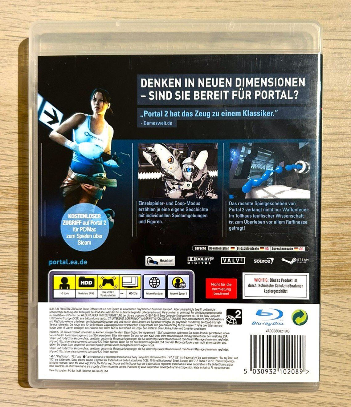 Sony Giochi: Portal 2 PS3 – Usato da St. Gallen venduto da Alpine.Arcade 1