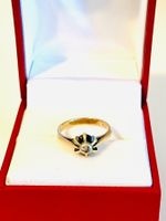 14K Yellow Gold Natural Diamond Solitaire Ring