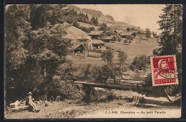 Champery, Au petit Paradis, Ortsansicht