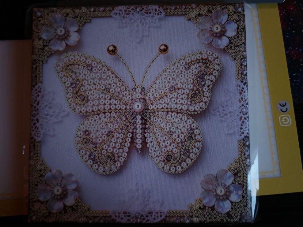 Kit bricolage: DIAMOND PAINTING SCHMETTERLING – Nuovo e nell'imballaggio originale da Dintikon venduto da bonita099