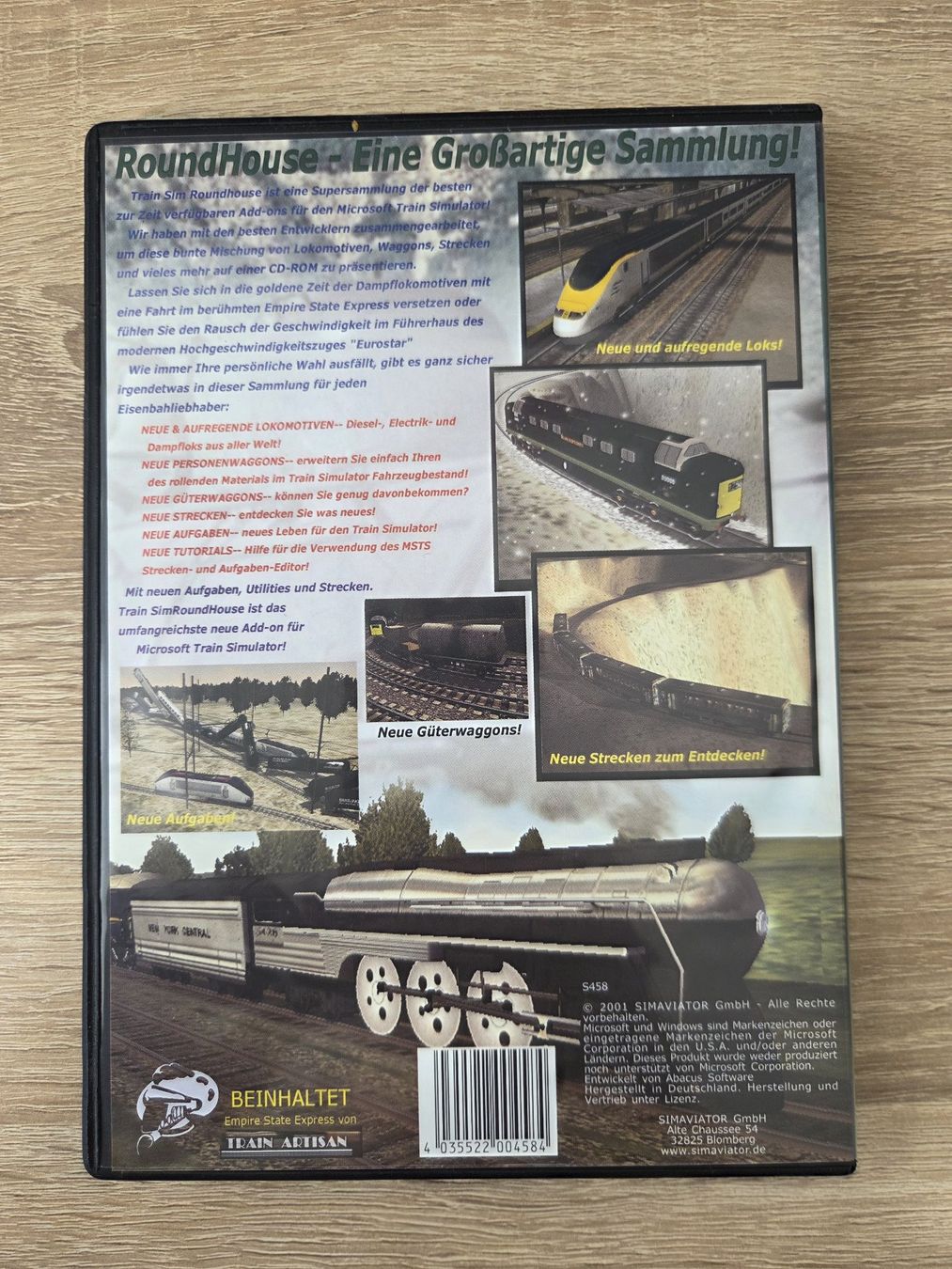 Jeux: RoundHouse for Microsoft Train Simulator (German) - PC – D'occasion à Carouge GE par Franllo 1