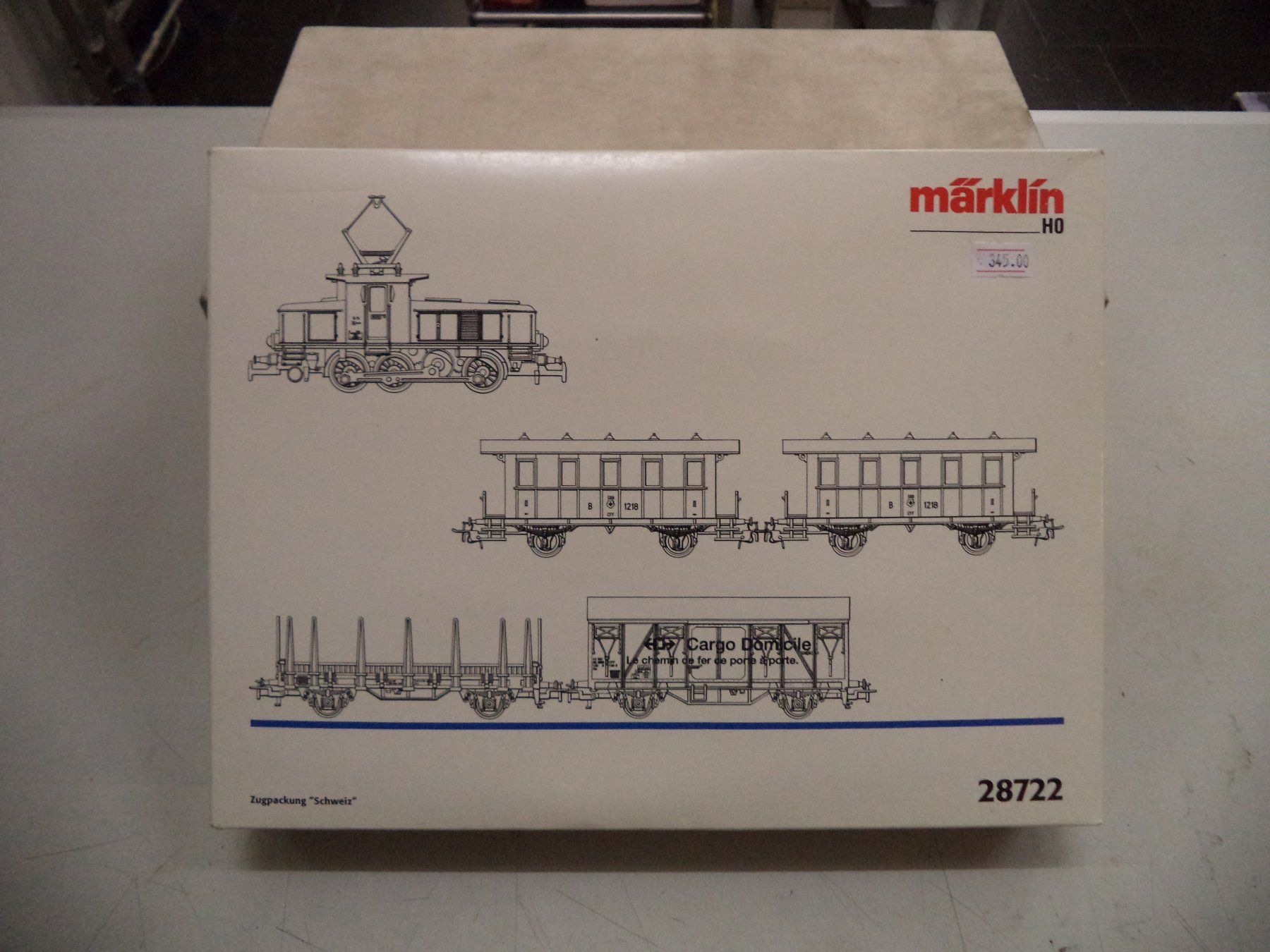 Märklin Modelleisenbahnen: Märklin HO Zugpackung  E 63  Nr. 28722 – Neu und originalverpackt aus Rieden AG von Wirth03 6
