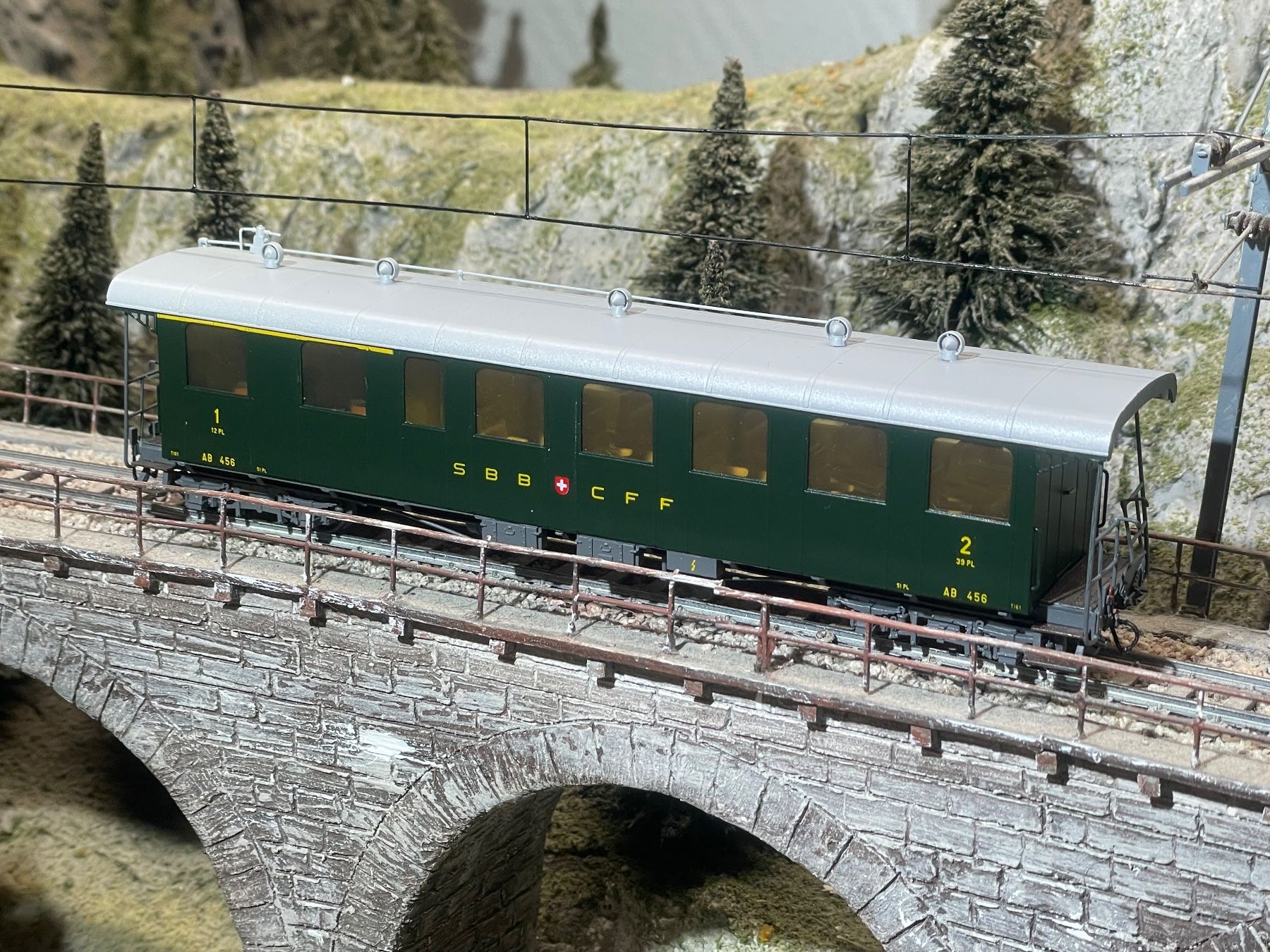 HRF Modellini di ferrovie: HRF, Brünig AB 456 – Nuovo (secondo la descrizione) da Krummenau venduto da ferrotech 8