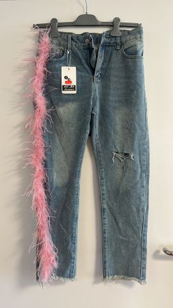 Coole Trendige Jeans Boot Cut Gr S/M NEU Gratis Versand