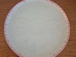 Plat à gâteau, à tarte NEUF porcelaine " Table Passion" C68