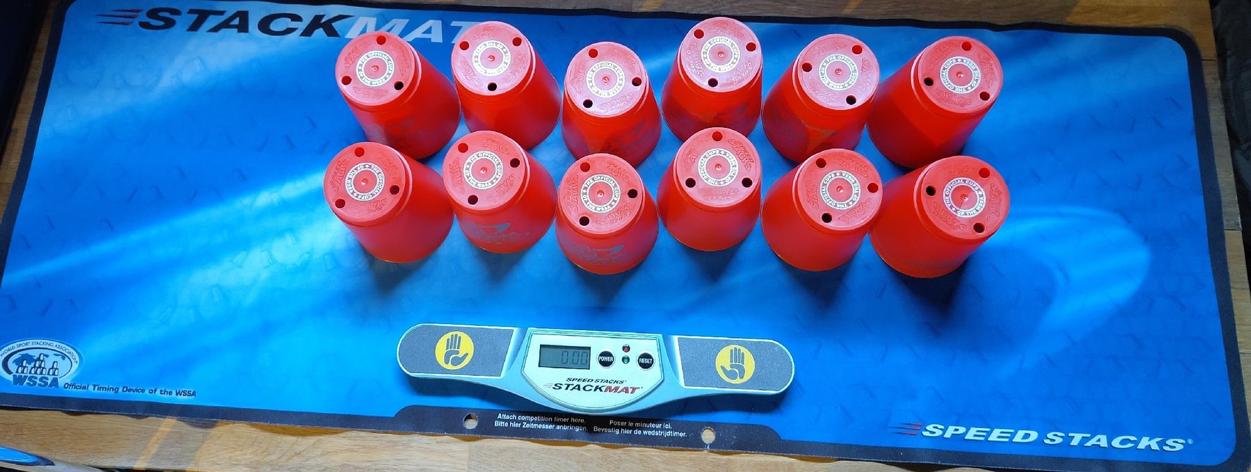 Spiele: Speed Stacks Becher + Stackmat Timer + Tasche – Gebraucht aus Wohlen AG von