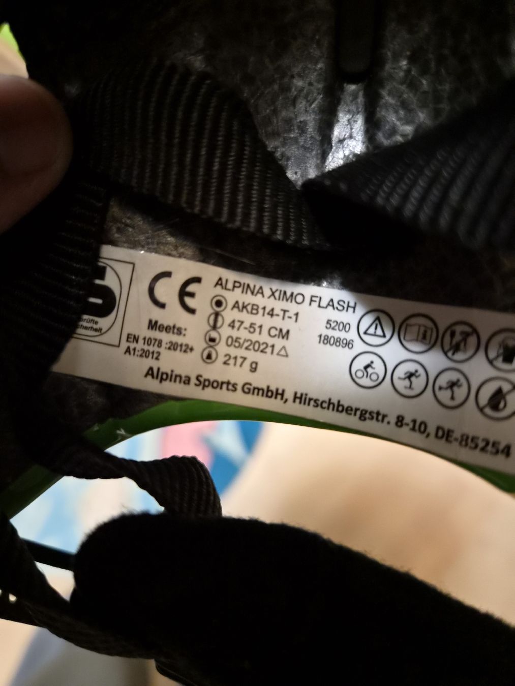 Alpina Caschi: Kinder velohelm Dino – Usato da Disentis/Mustér venduto da epa_862v 3