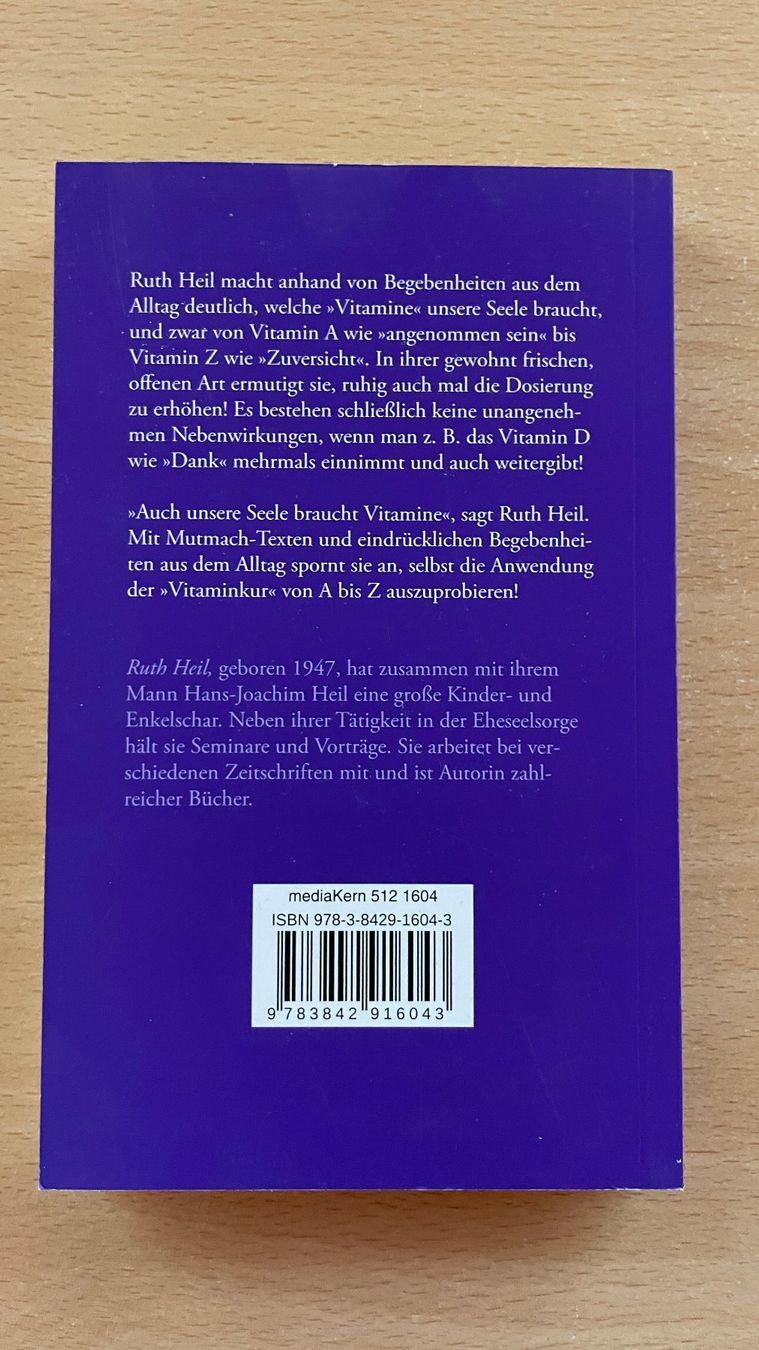 Libri: Vitamine für Herz und Gemüt – Usato da Glattfelden venduto da cybermaxx 1