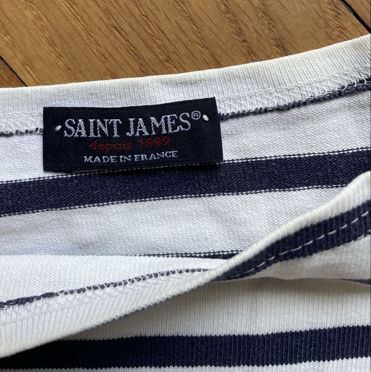Saint James T-shirt: Saint James - Marinière HUITRIERE – Usato da Zürich venduto da fabelhaft17