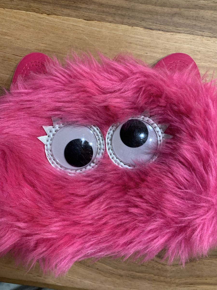 Borse & Zaini: TOPMODEL Flauschi-Etui / Monster-Täschli pink – Usato da Winterthur venduto da amapola 1