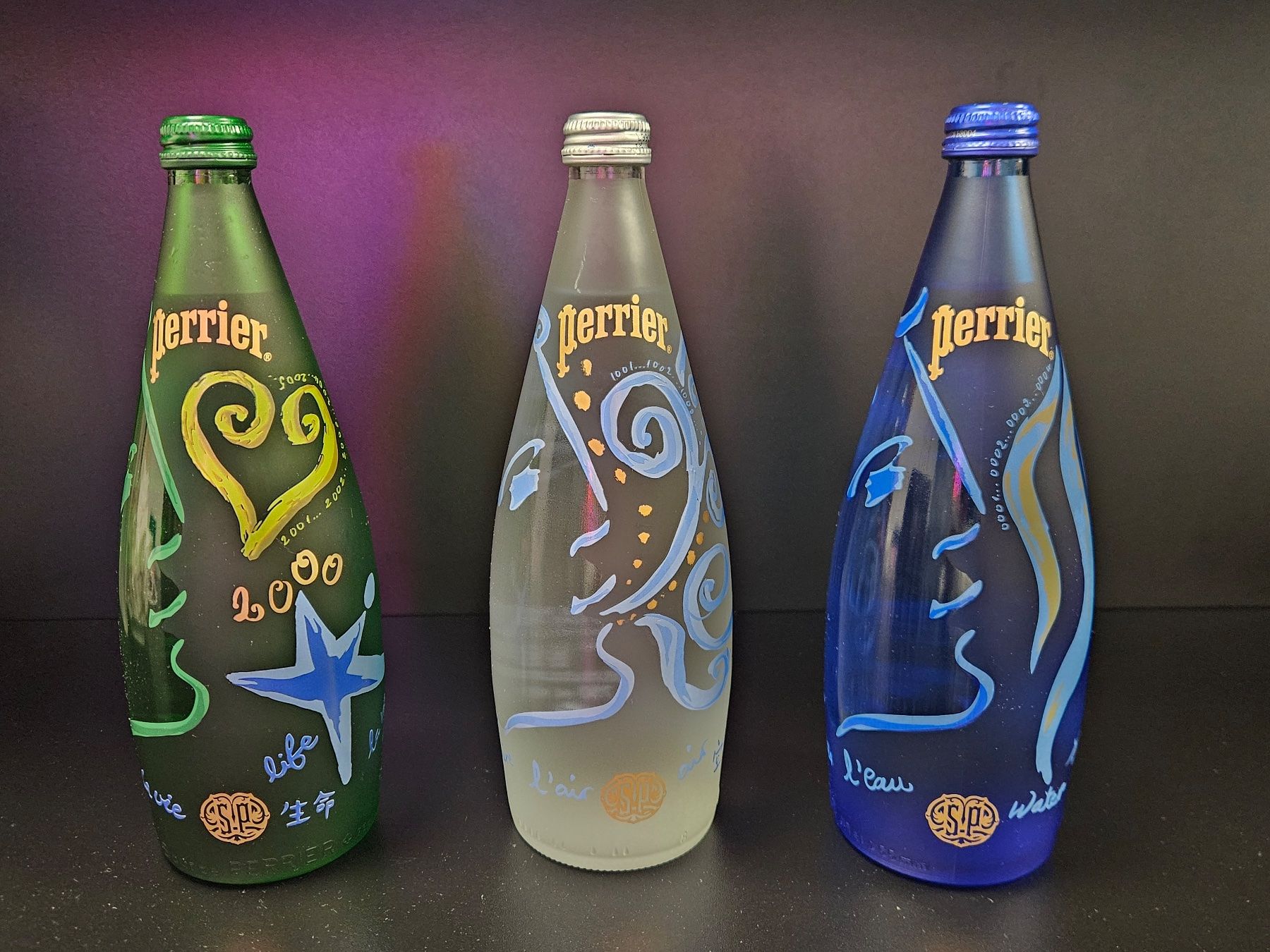 Perrier Bouteilles: 3 Bouteilles PERRIER Collector 2000 NEUVE – Neuf (Voir description) à Genf par SALES2013SALES