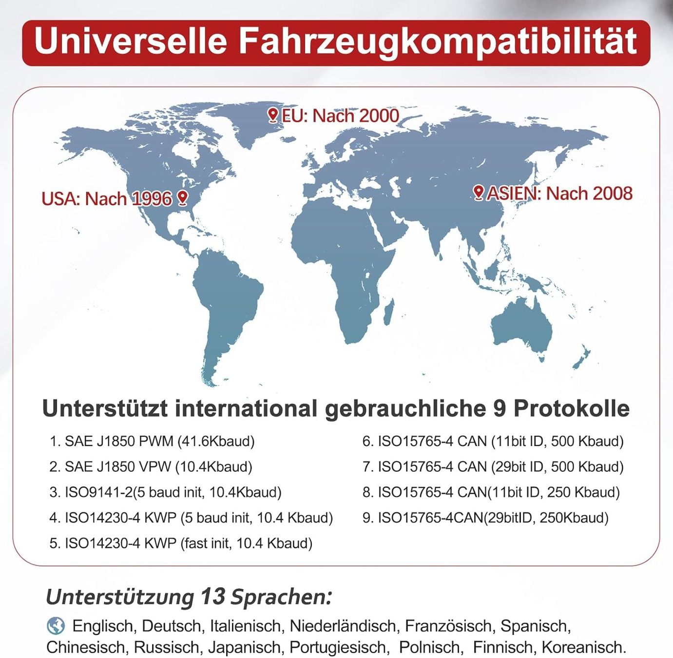 Misurare: OBD2 Diagnosegerät Fehlercode Leser – Nuovo e nell'imballaggio originale da Hundwil venduto da pac_6jh8 4