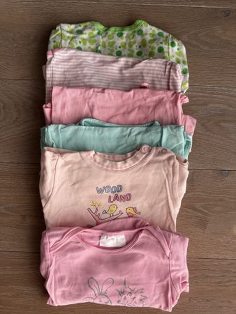 Baby-Langarmbodys, Größe 6–18 Monate, 6er-Pack