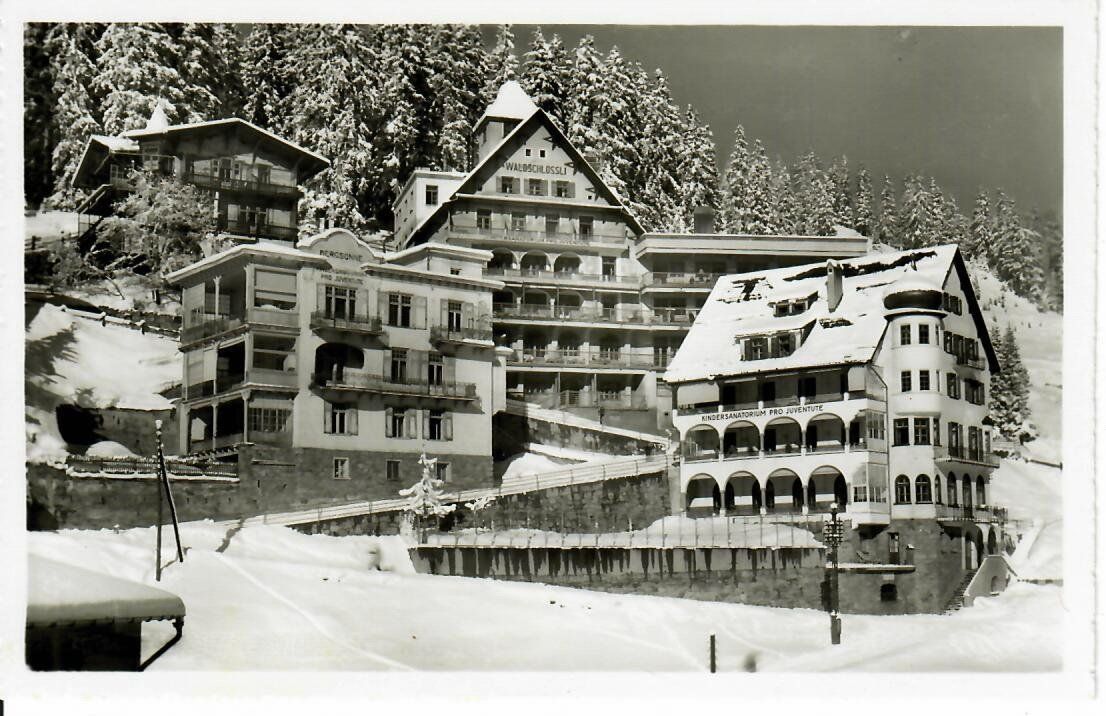 Cartoline postali: Kindersanatorium Pro Juventute Davos-Platz – Usato da Hochdorf venduto da Ziegel-16