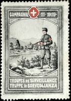 Soldatenmarke 1919, Cp Surveillance 11, 1.WK, Wi Bew 6
