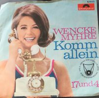 Vinyl Single Wencke Myhre - Komm allein