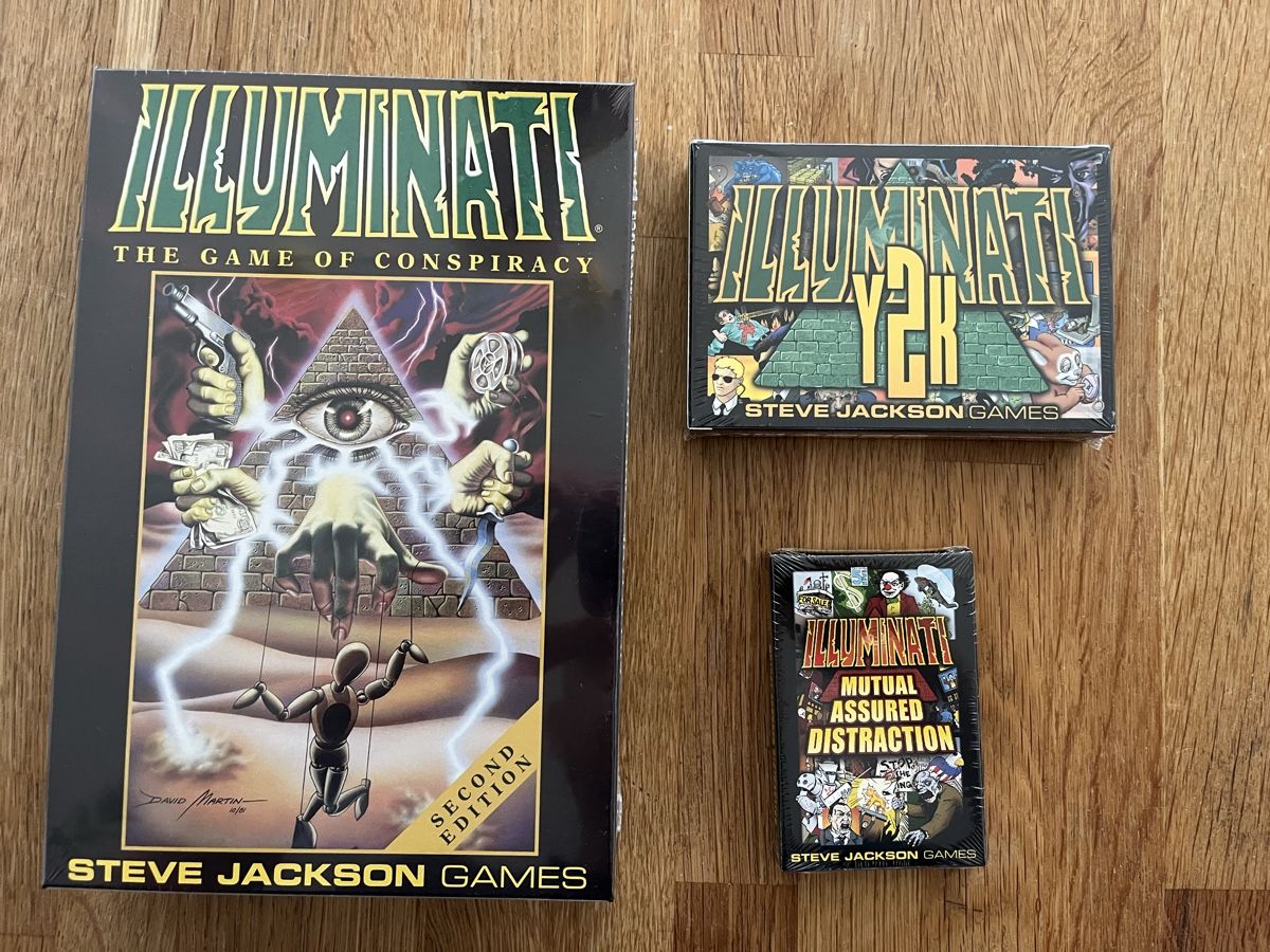 Jeux: Illuminati - Second Edition inkl Erweiterungen – Neuf avec emballage d'origine à Liebefeld par Cyberclown