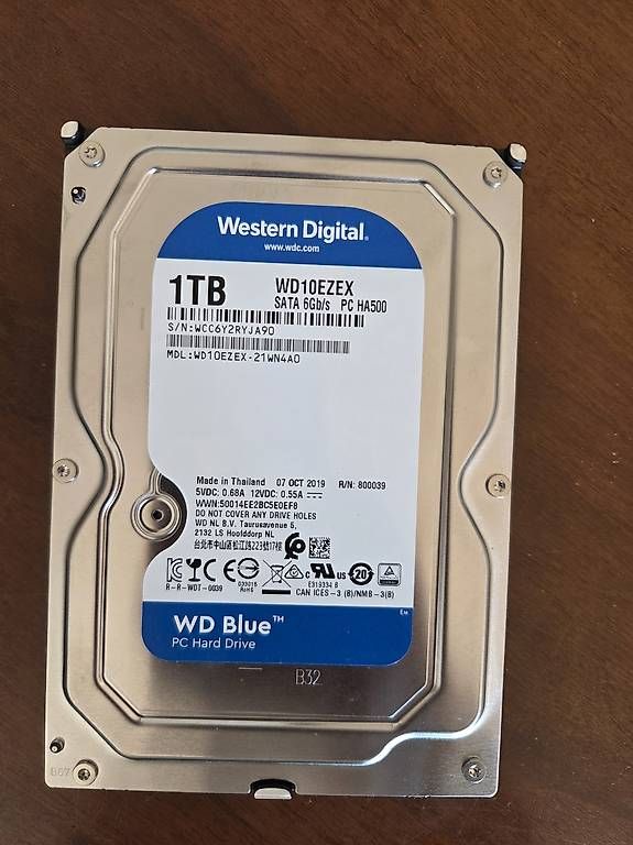 Dischi rigidi: Hard disk Western Digital (WD) Blue 1TB – Usato da Bissone venduto da luc_vpc5 2