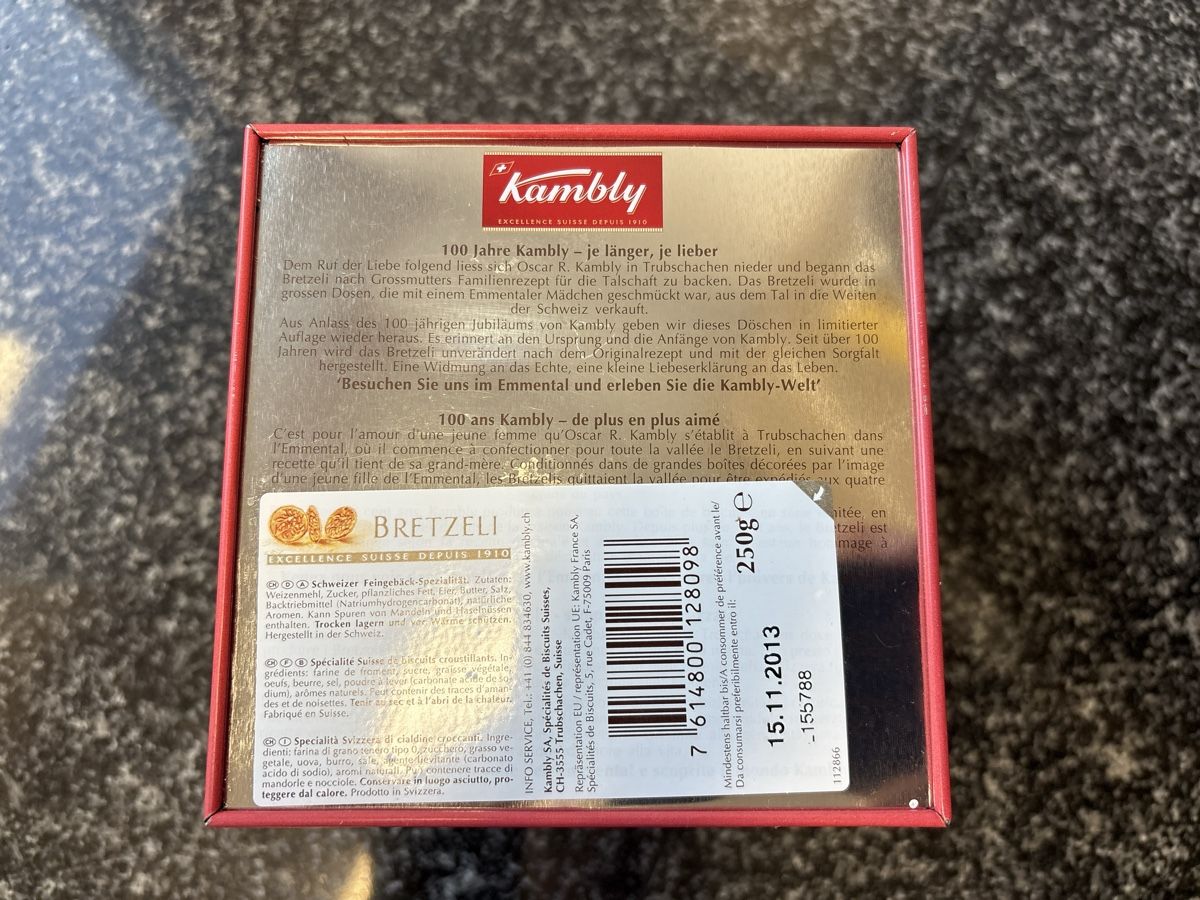 Cucine complete: Kambly Bretzeli Dose – Usato da Thun venduto da Gitarre-1 5