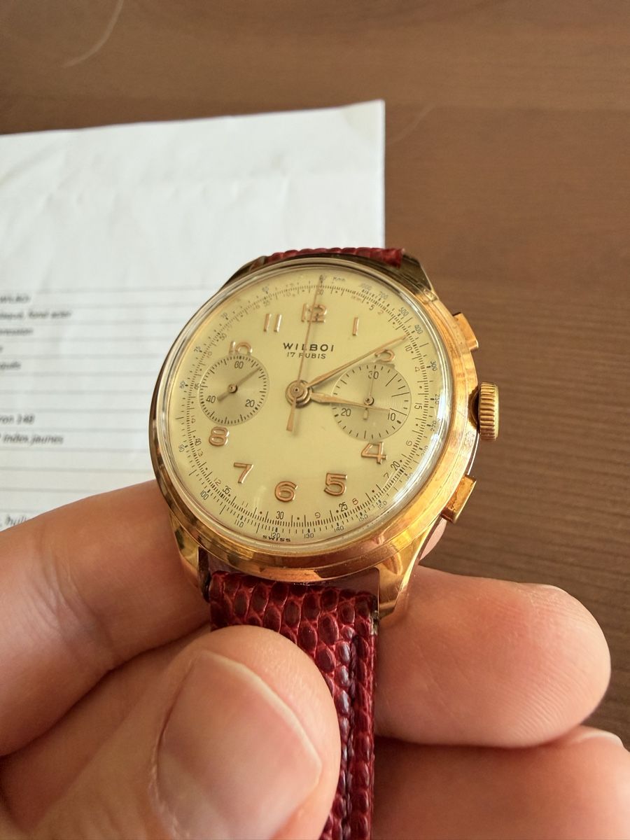 Orologi: Montre chrono Wilboi révisée  – Usato da Prangins venduto da SIM00N 5