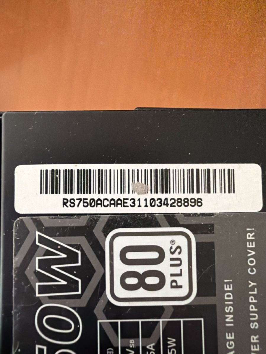 Componenti elettronici: PC Netzteil Cool Master 750 W – Usato da Aesch BL venduto da Hansi10 2