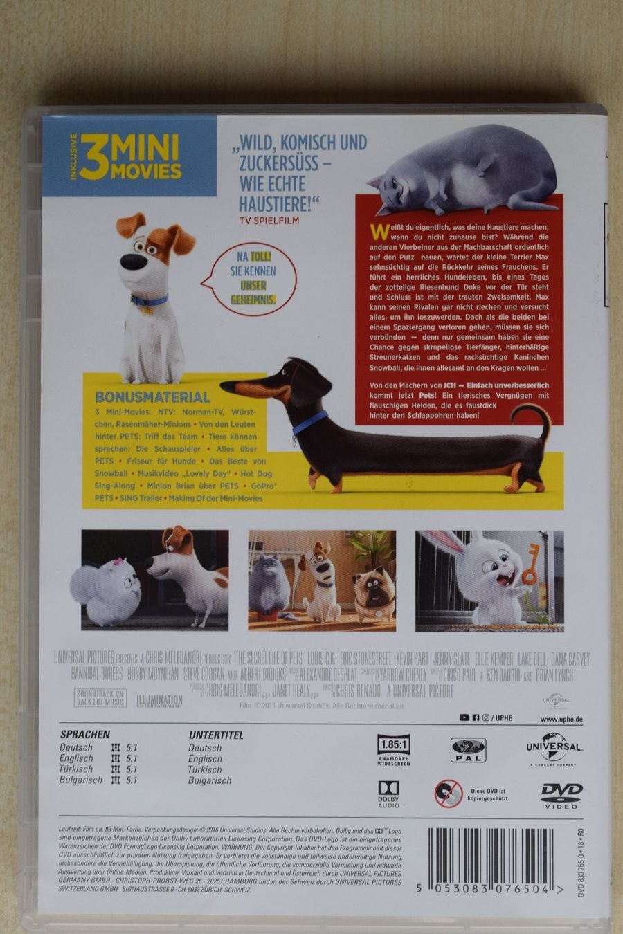 Tutti i DVDs: Pets (188) – Usato da Reutigen venduto da DONDON55 1