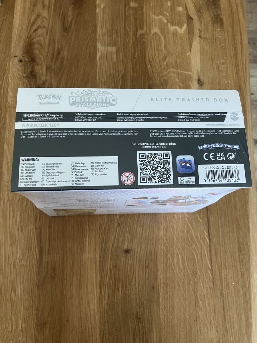 Pokémon Carte collezionabili: Pokémon ETB elite trainer box prismatic évolutions «🇬🇧 » – Nuovo e nell'imballaggio originale da Châtel-St-Denis venduto da Lestresorsdugrenier 5