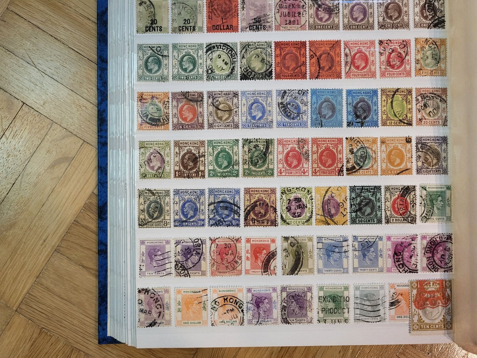 Alle Briefmarken: Kleinlot Hongkong. Kellerfund – Gebraucht aus stäfa von brandy66 2
