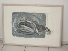 Rudolf Mirer Orig.-Lithographie DAS GEBET hs./ hn. gerahmt