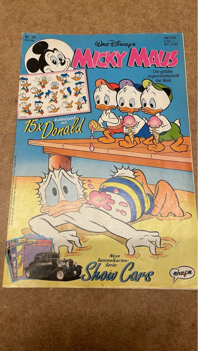 Fumetti: Micky Maus Heft Nr.35 von 1991 – Usato da Therwil venduto da rubininio