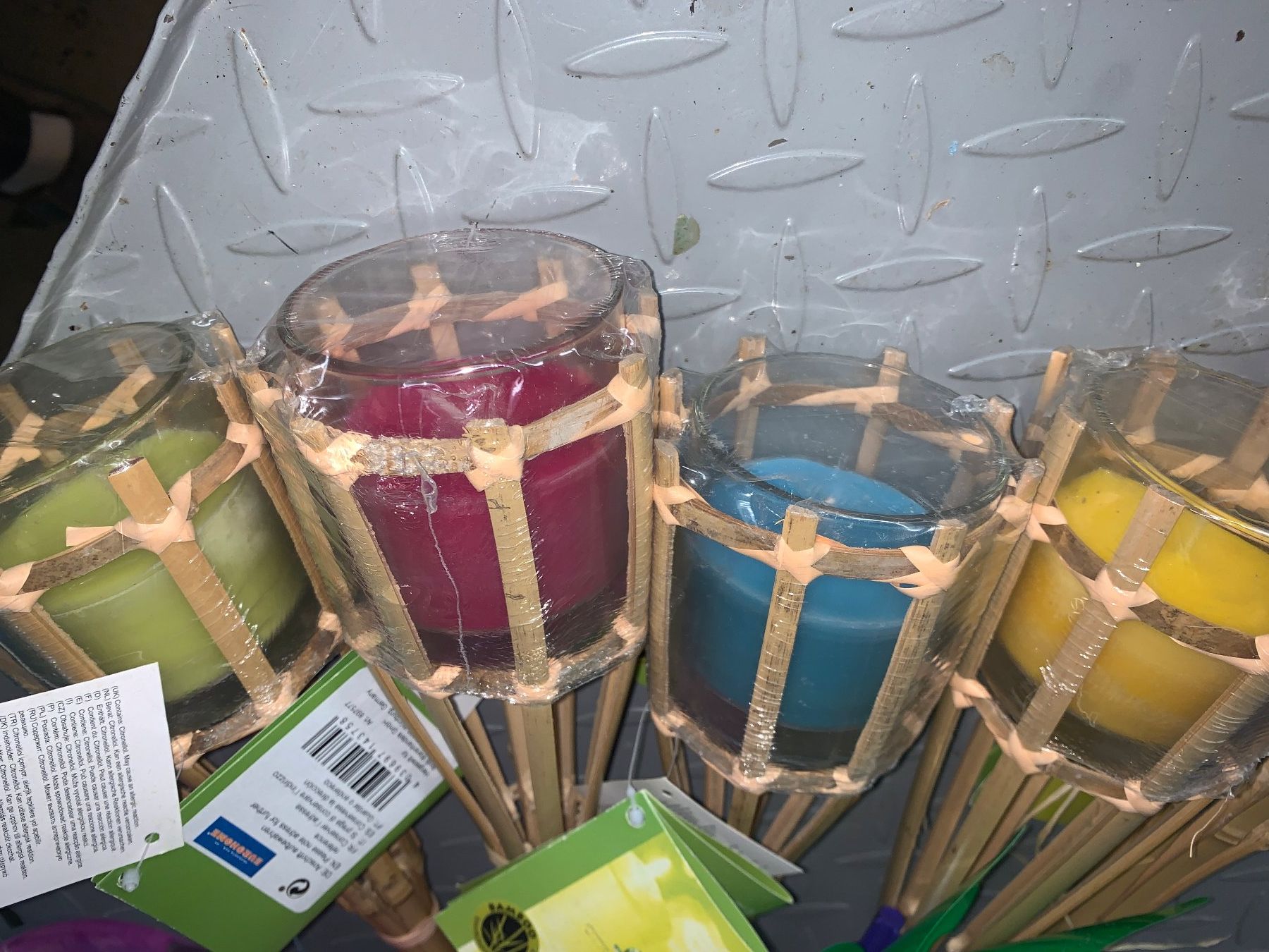 Candele: 5er Set Fackel-Kerzen Gartenkerzen Windräder – Usato da Rickenbach SZ venduto da Frickler 3