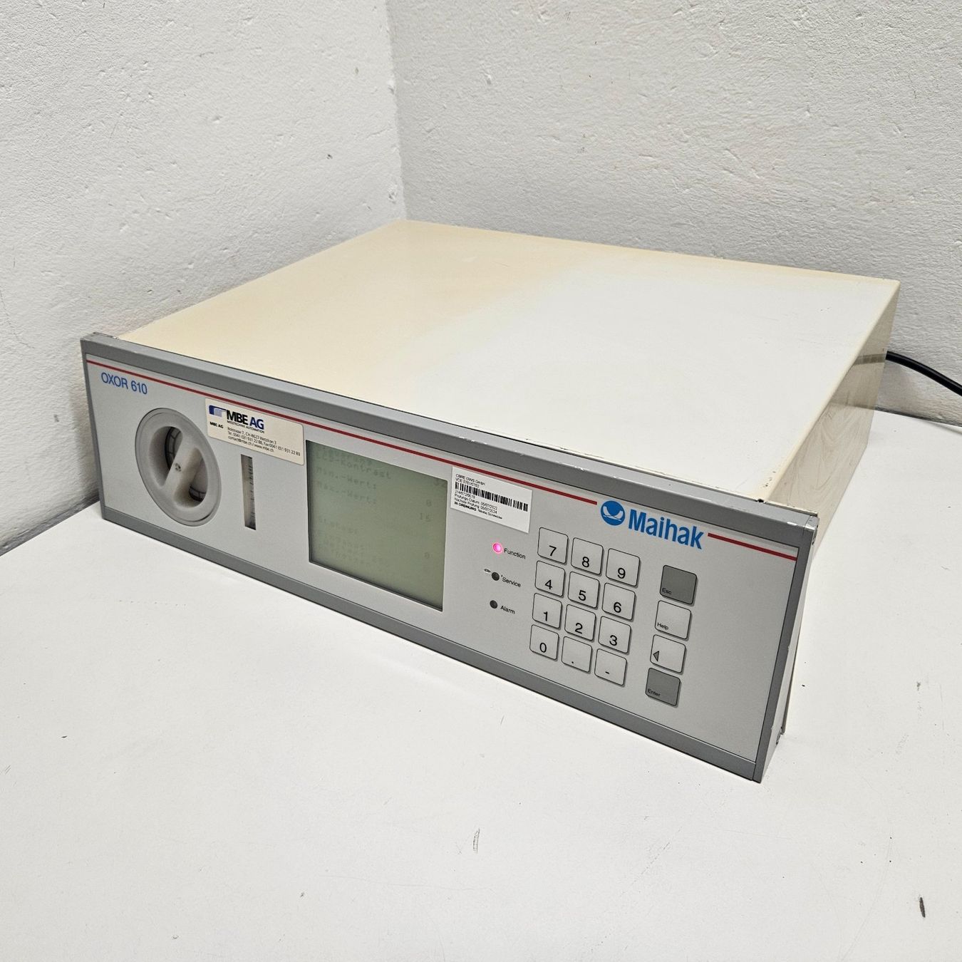 Accessori da laboratorio: Maihak OXOR 610 Abgas / CO2 Messgerät – Usato da Niederdorf venduto da LeptonAG_Labor