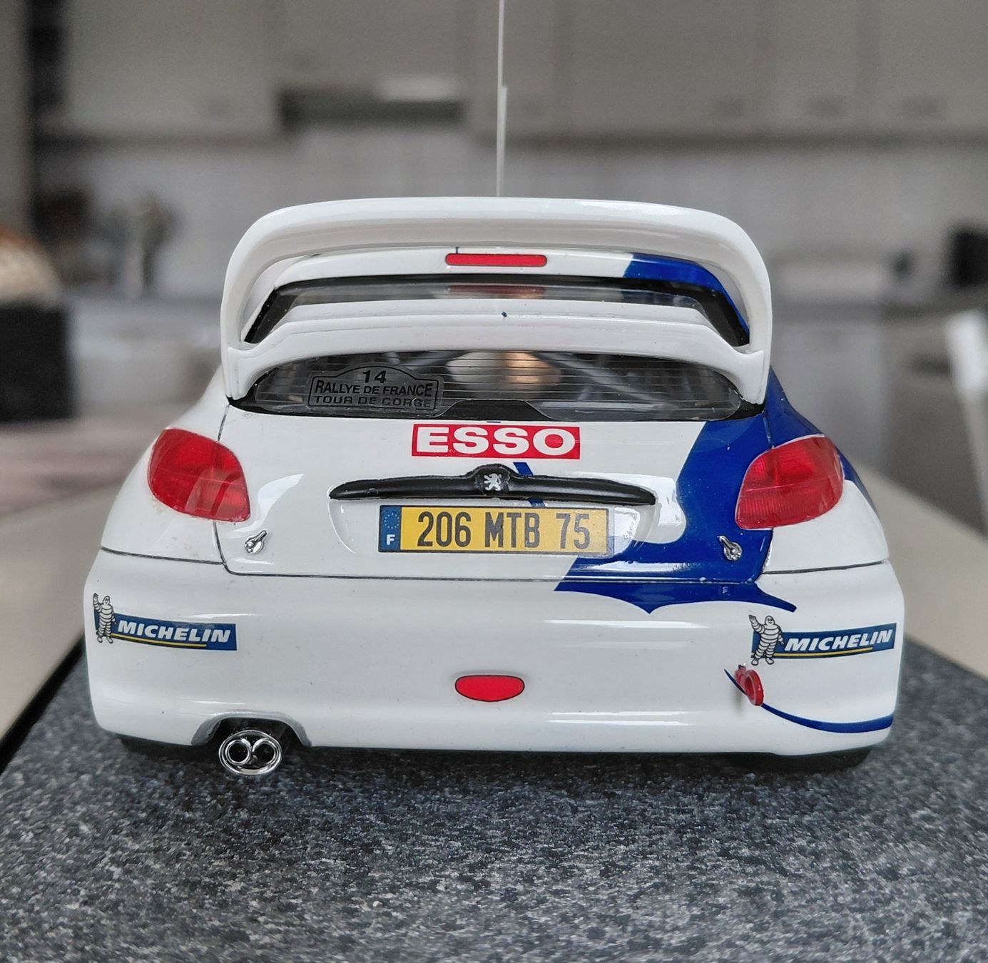 Tamiya Modellini d'auto: Peugeot 206 WRC – Nuovo (secondo la descrizione) da Bottenwil venduto da Toyscout 5