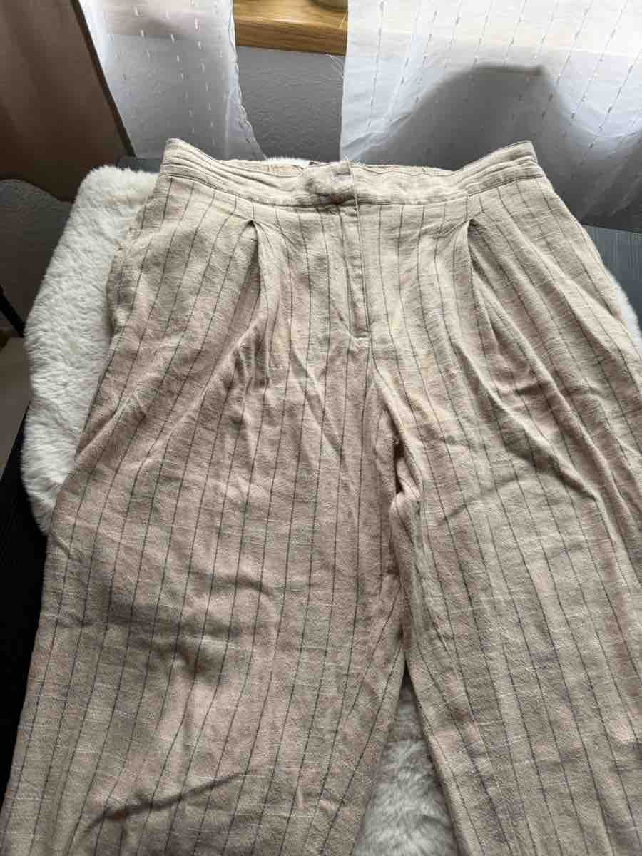Zara Hosen: Zara Freizeithose Damen gestreift Grösse 40 – Neu (gemäss Beschreibung) aus Rümlingen von Secondhand_statt_neu 1