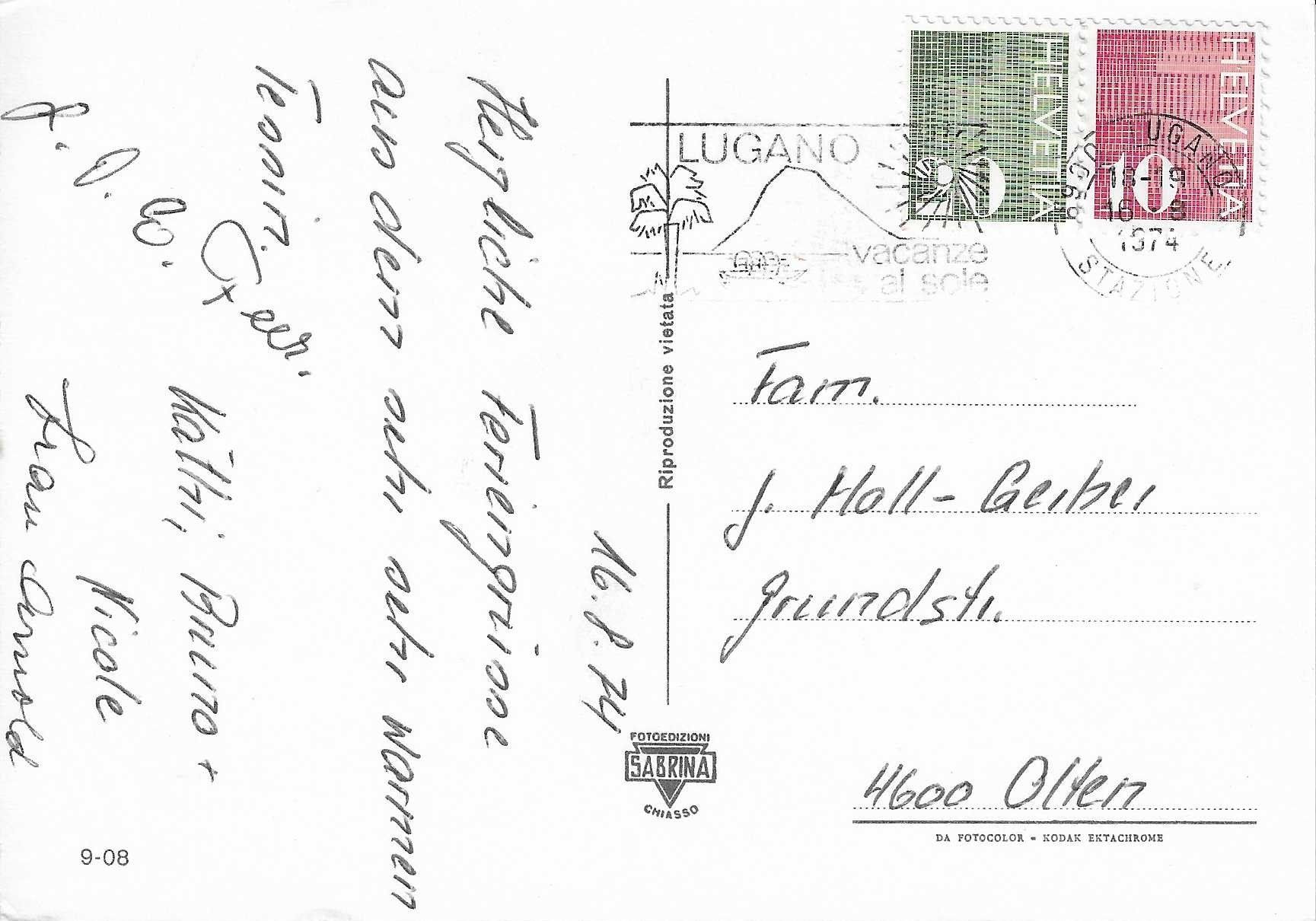 Cartoline postali: Morcote TI – Usato da Rothrist venduto da Stranglehold 1