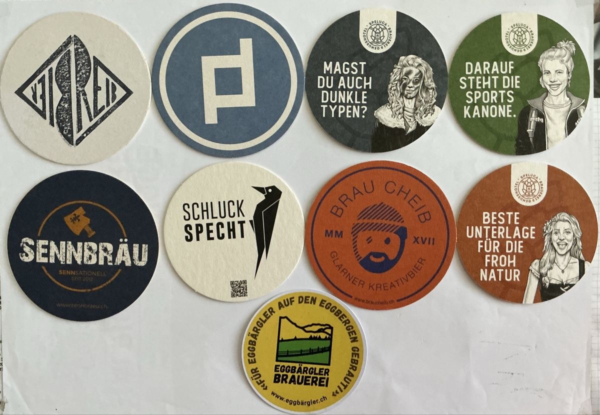 Sottobicchieri: Schweizer Bierdeckel  – Nuovo (secondo la descrizione) da Arcegno venduto da Denni