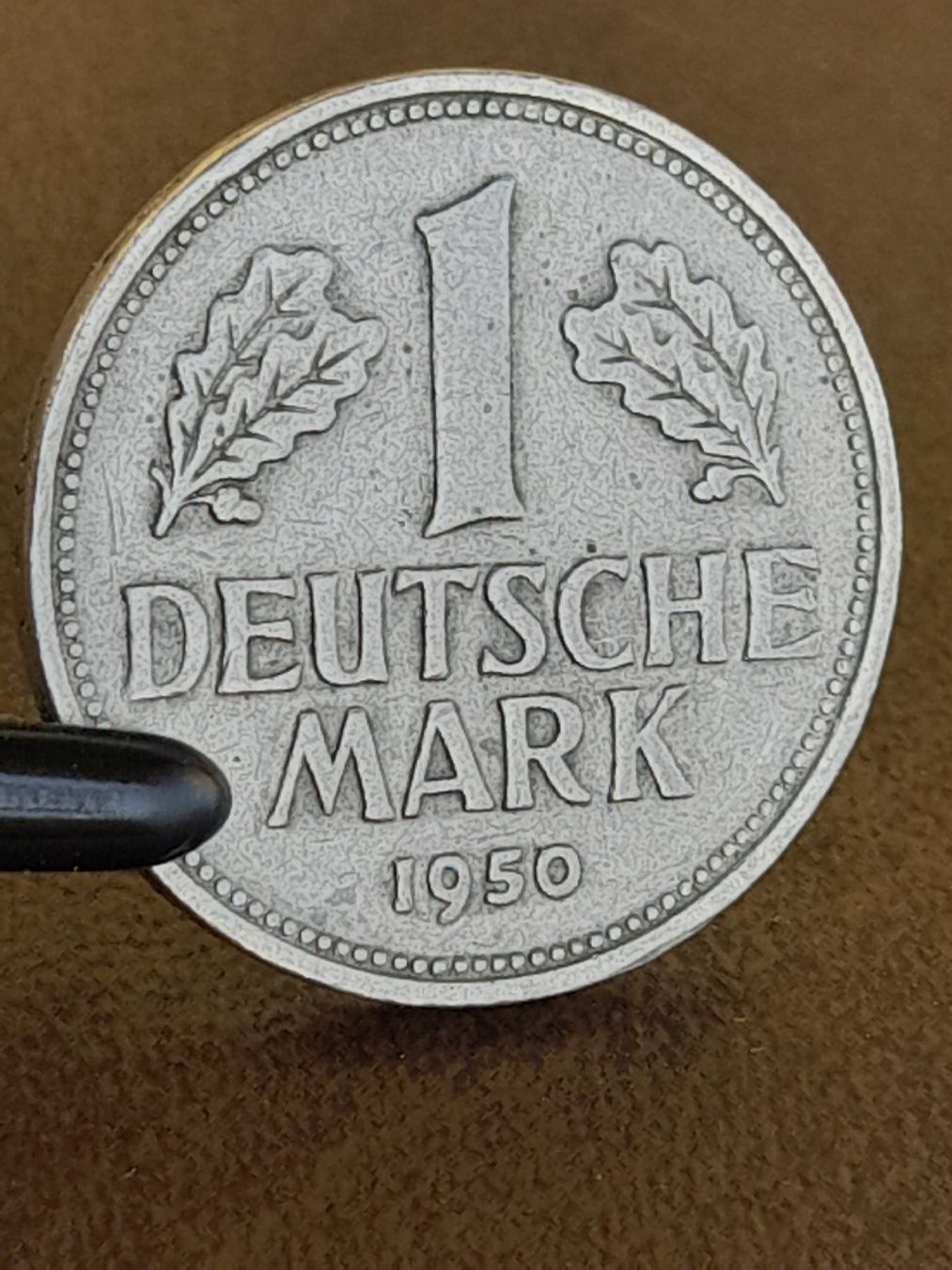 Alle Münzen: 1 Deutsche Mark 1950 d – Gebraucht aus Basel von Basel_20