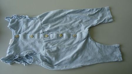 Baby Strampler hellblau Grösse 74 guter Zustand