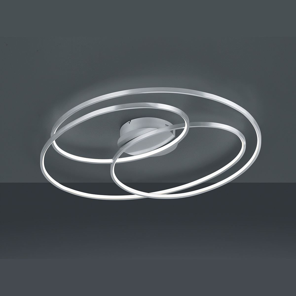 Lampadari & plafoniere: LED Deckenleuchte, Silber, Rund, 7000 Lm – Nuovo (secondo la descrizione) da Kreuzlingen venduto da Smart-Light
