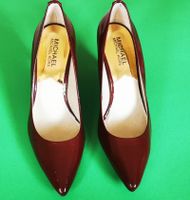 Michael Kors Lack Pumps, Gr. 37.5, Burgunderrot, Top!
