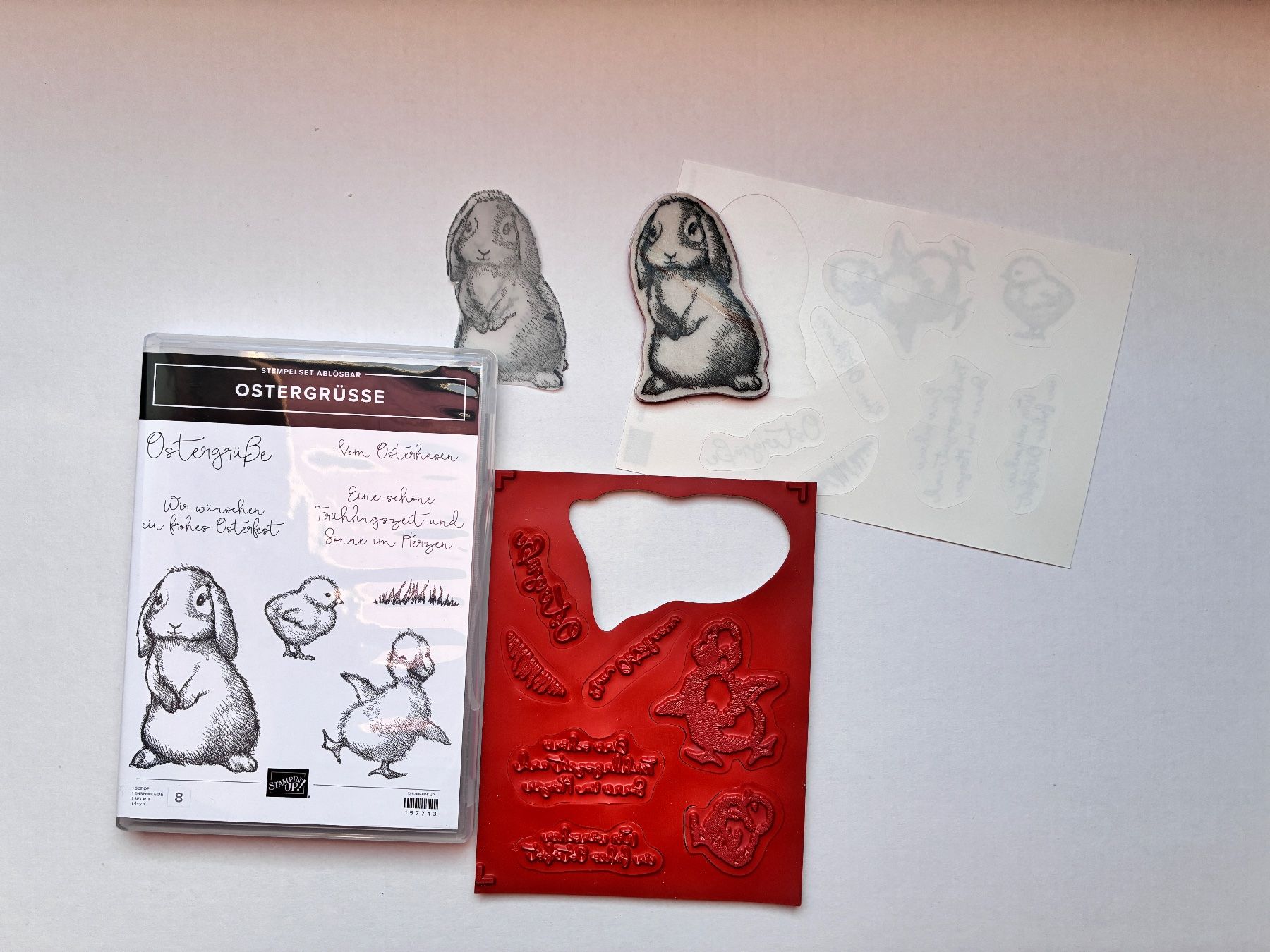 Stampin' up! Stempel: Stampin' Up! Stempelset "Ostergrüsse" – Gebraucht aus Glattfelden von Qwerasdf