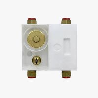 Unicount Koax Box AD 140  Boîtier Compteur d'Eau Encastré