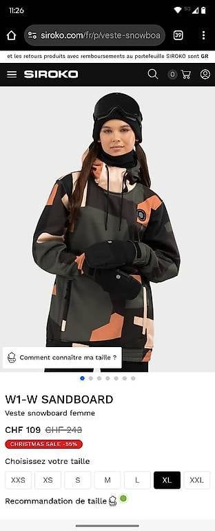 Giacche: Veste de ski Siroko W1- NEUVE – Nuovo (secondo la descrizione) da Coffrane venduto da saquillon